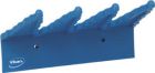 Wandhouder met 3 haken, 238 x 60 x 160 mm, blauw