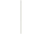 Ultra hygiene steel, Ø 34, 170cm, polypropyleen, wit