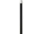 Telescoopsteel, aluminium, 1575-2780 mm. Ø32mm zwart