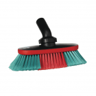 Hoekverstelbare autowasborstel met watertoevoer, 25 cm breed