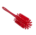 Pijpenborstel, medium hard, vezels, diameter 43 mm, rood
