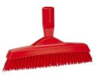 Voegenborstel, flexibele nek, extra hard vezels, 225 x 35 x 90 mm, rood