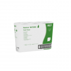 Toiletpapier. 1 laags, wit. 9,5 x 12,5 cm. 400 vel, 96 rol