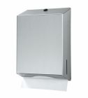Handdoekdispenser RVS, ZZ- of interfolded