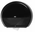 T1 Toiletpapierdispenser maxi jumbo, enkel, zwart