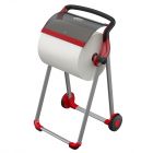 W1 Mobiele vloerstandaard, Rood/zwart