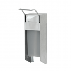 Ingo-man zeepdispenser 500 ml, aluminium, korte beugel