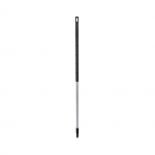 OrangeBrush ergonomisch aluminium steel, zwart.1500 x 30mm