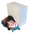 Dikke en dunne bonte tricot lappen, 10 kilo