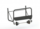 Muurdispenser voor diverse grote rollen, 45 x 30 x 23 cm