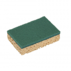 Groen/geel 110x70x28mm. viscose, 10 stuks