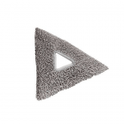 Driehoekig microvezel-reinigings pad