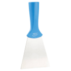 RVS Vloerschraper steelmodel, 205 x 100 mm, blauw