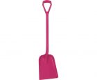 Hygieneschep roze rechte steel, 1040mm, blad 32,7x27,1cm